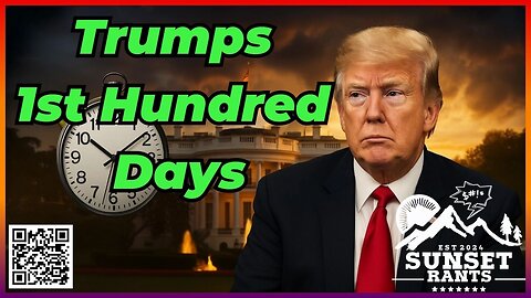 Trumps (2nd) 1st Hundred Days, Lights Out in Spain, and Rock & Roll -- Tonight on Sunset Rants